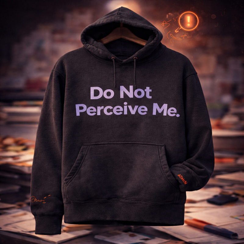 Do Not Perceive Me Hoodie